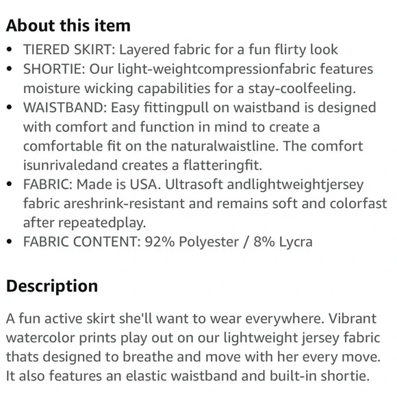 Lucky In Love Tennis Skort - Picture 3 of 4